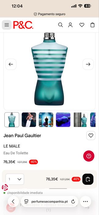Jean Paul Gaultier 125 ml