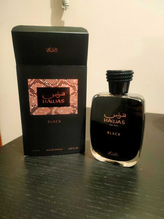 Perfume árabe Rasasi Hawas Black