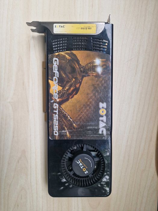 GeForce GTS 250 ZOTAC 512Mb GDDR3 z nadrukiem
