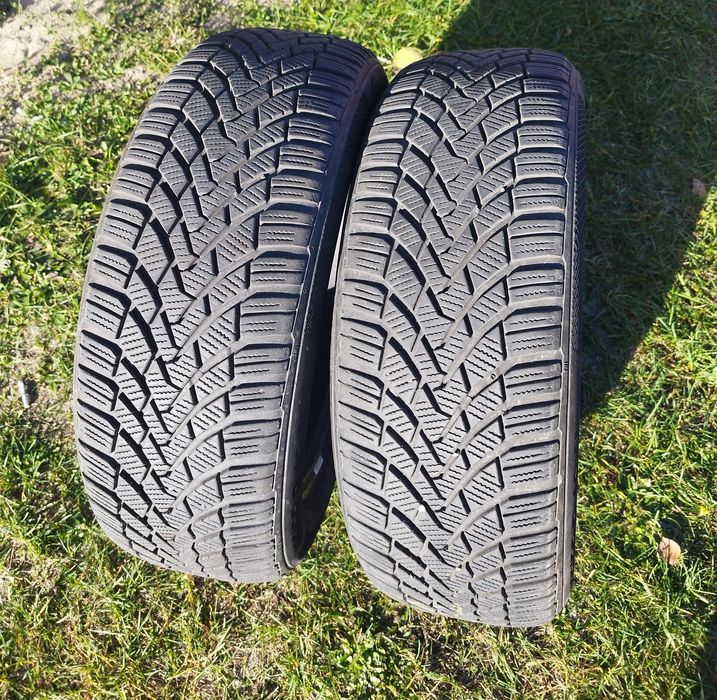 Dwie opony zimowe Continental 195/55 R16 87H