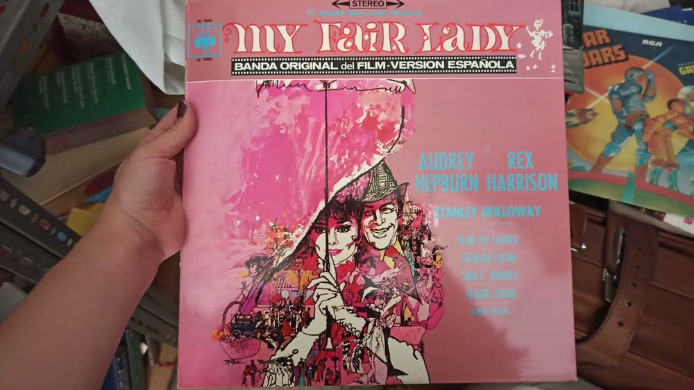 Vinil "My Fair Lady Soundtrack" Audrey Hepburn 1965 CBS Spain Ed