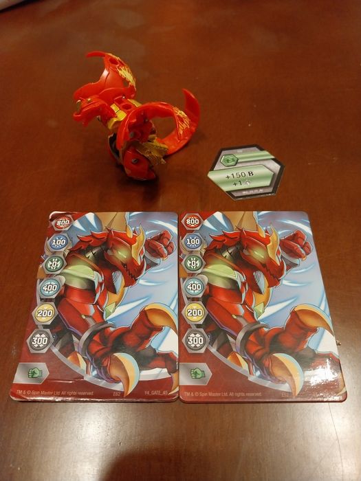 Figurka Bakugan Platinum Dragonoid True Metal metalowy