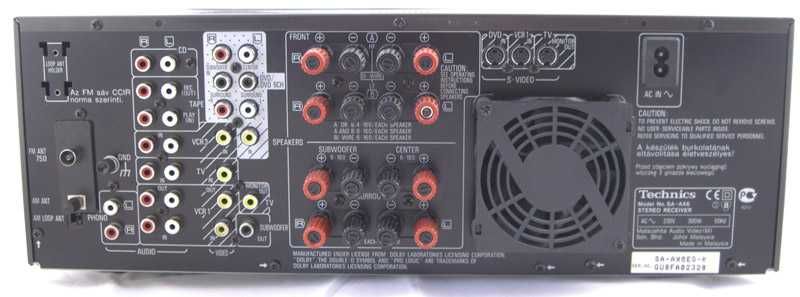 Technics Amplificador+Colunas Yamaha