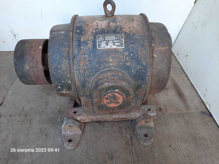 Zabytkowy silnik elektryczny Skoda