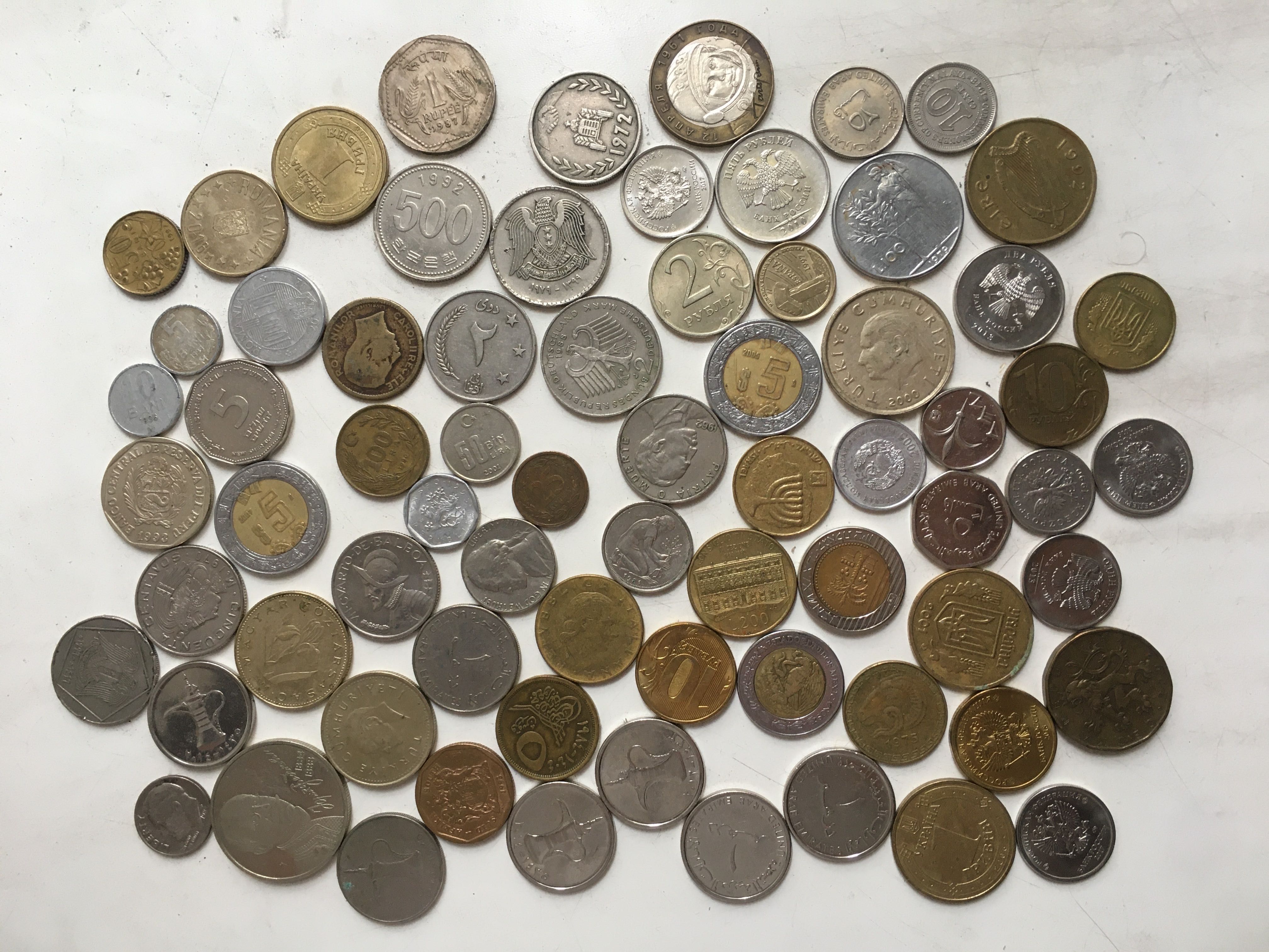 Монеты разных стран от 1954г.. до 2000г.
