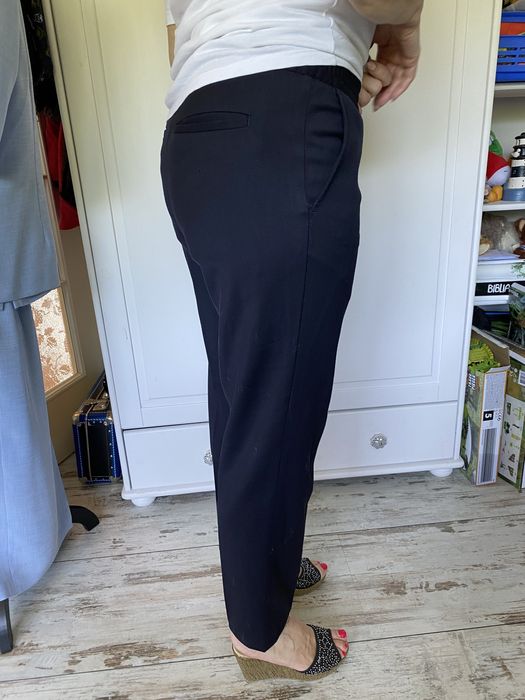 Filippa K. Wełna wełniana lana chinos chinosy do kostek 40 L