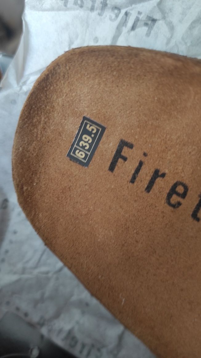 Шлепки Firetrap оригинал, кожаные