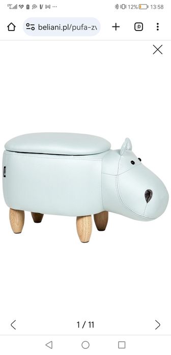 Nowa pufa zwierzak