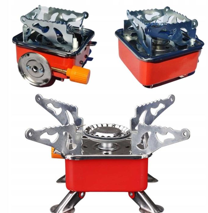 MINI KUCHENKA GAZOWA turystyczna na gaz kartusz na kartusze w etui