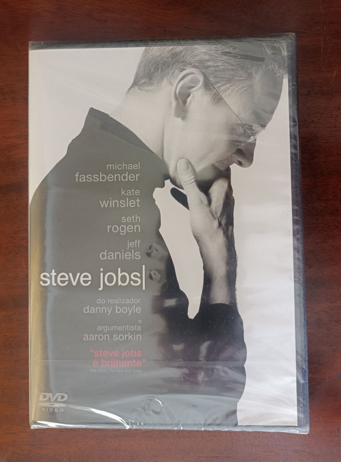 DVD Steve Jobs - ainda com plástico