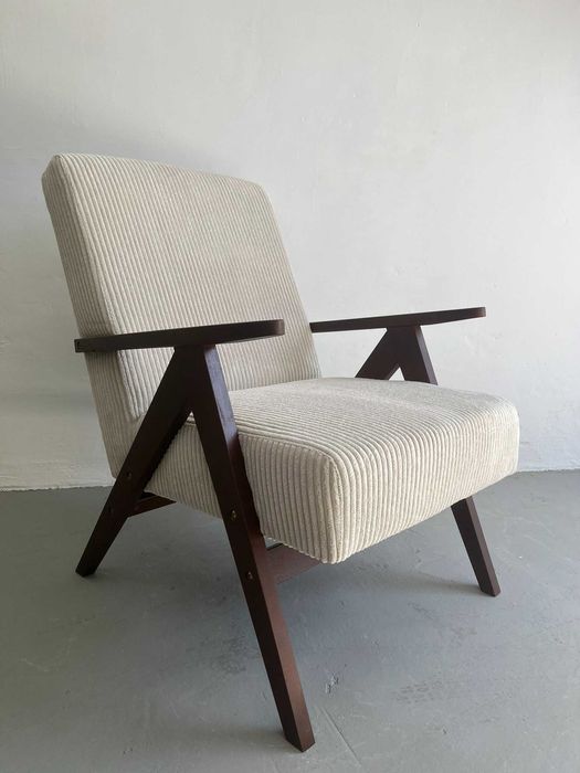 Fotel MARCEL, styl vintage, retro lisek jedynka Prl WYSYŁAMY !