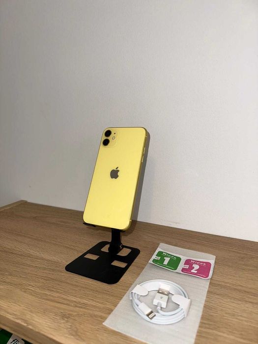 iPhone 11 128GB żółty– 100% kondycji baterii