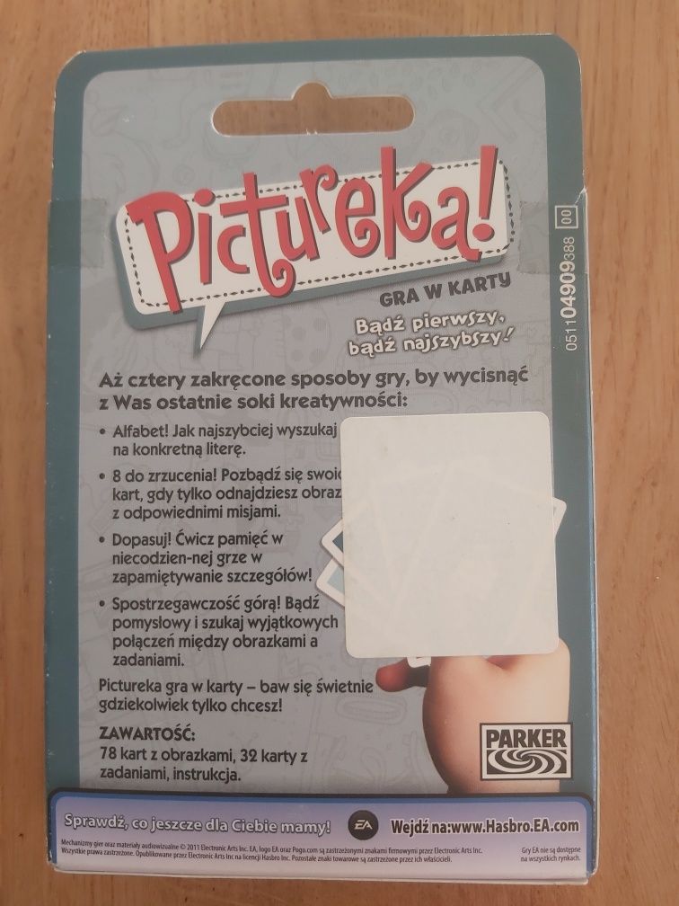 Gra karciana pictureka od Hasbro