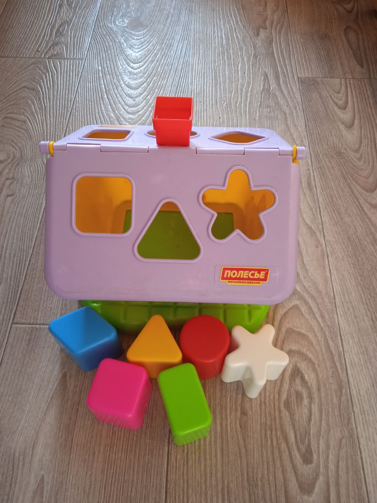Сортер дитячий гра кубики будиночок