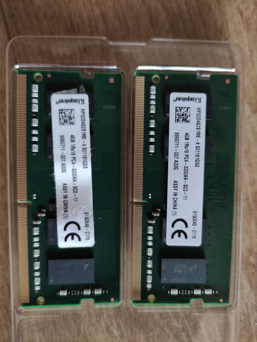 Memória RAM 8gb ddr4 3200 Kingston para portatil