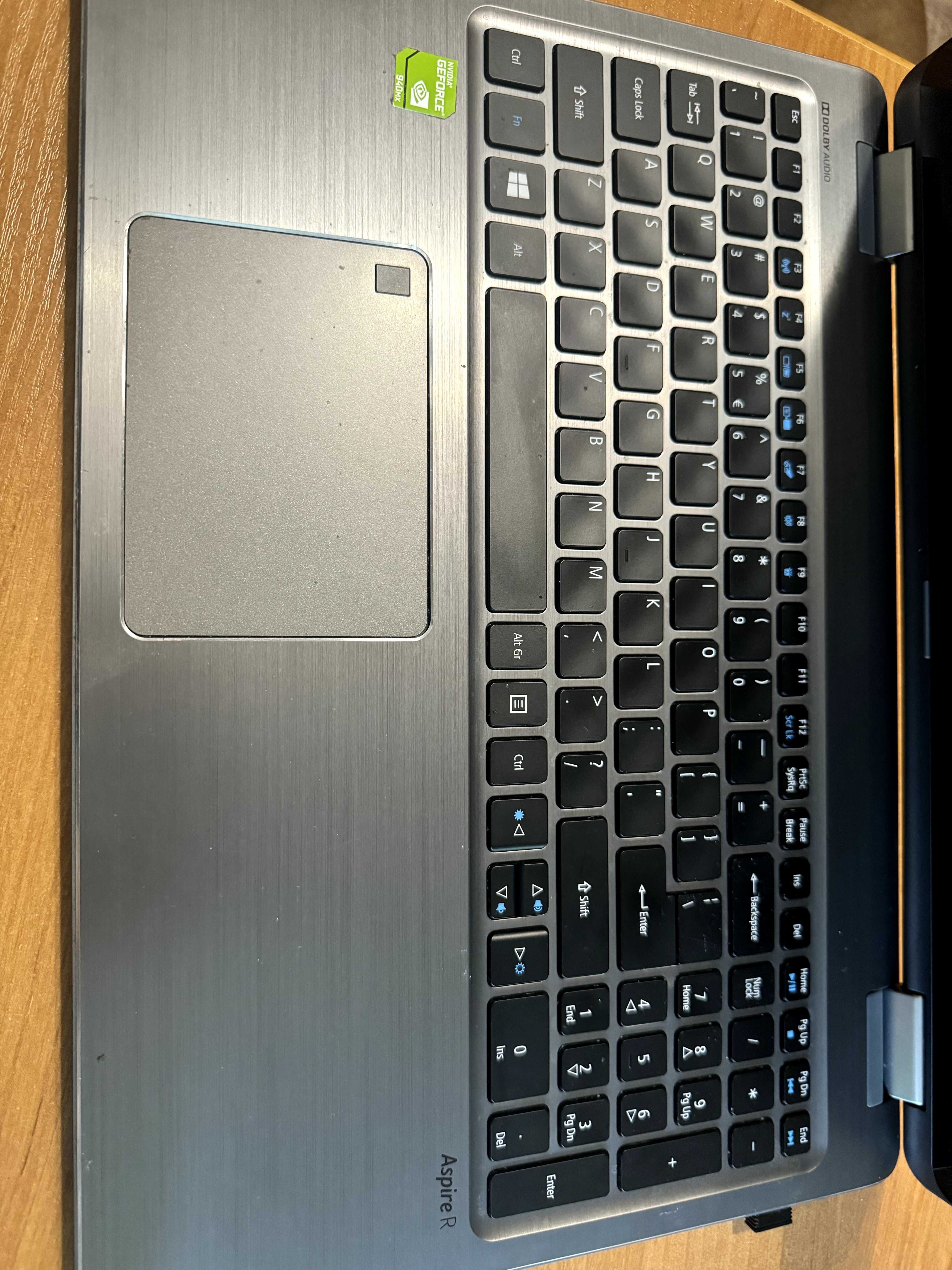 Laptop Acer aspire r5 dotykowy Proc I5-7200, Geforce 940 MX, SSD +HDD