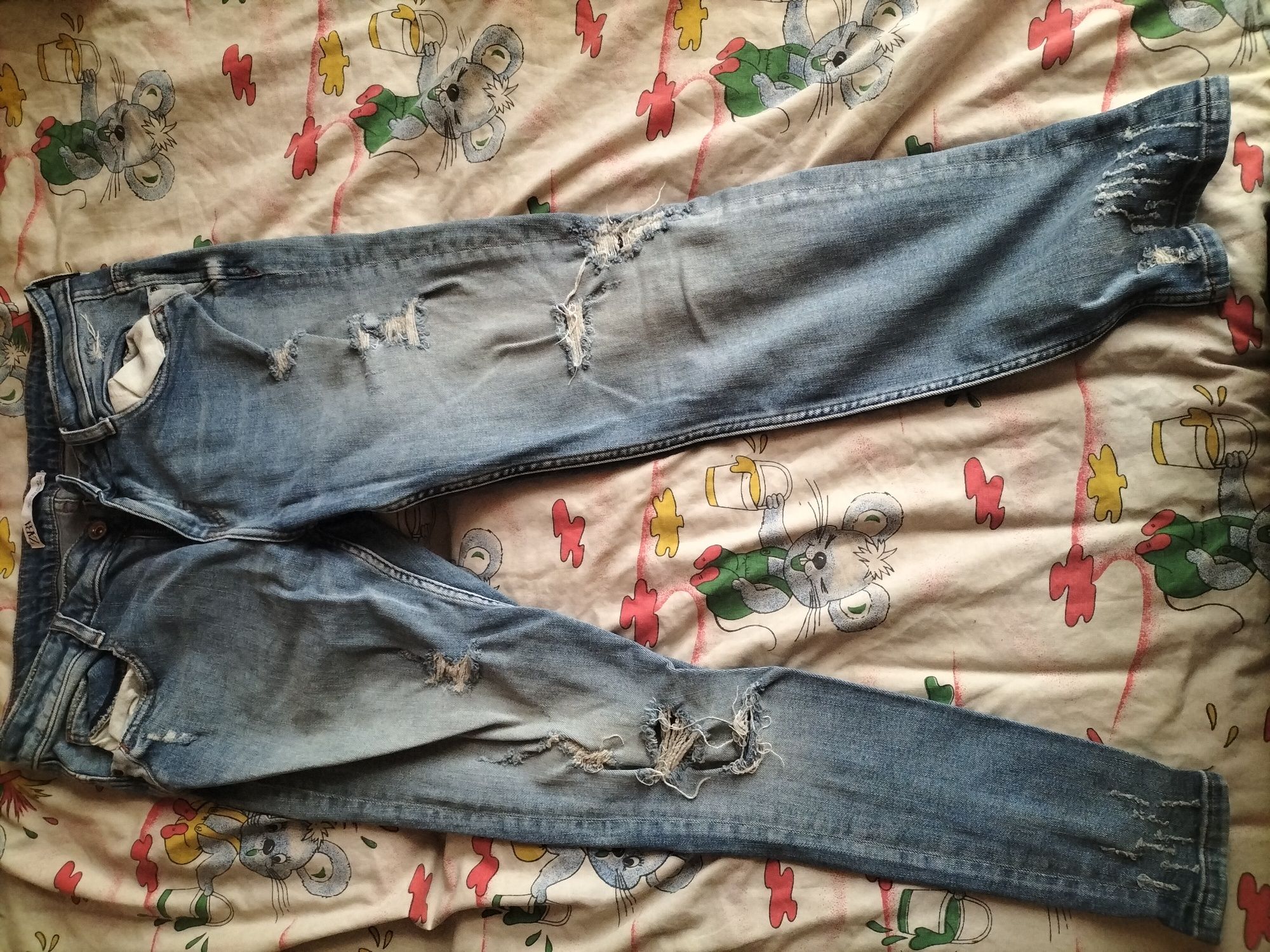 Spodnie Damskie XS/S Zara, Reserved i Bershka. 7PAR