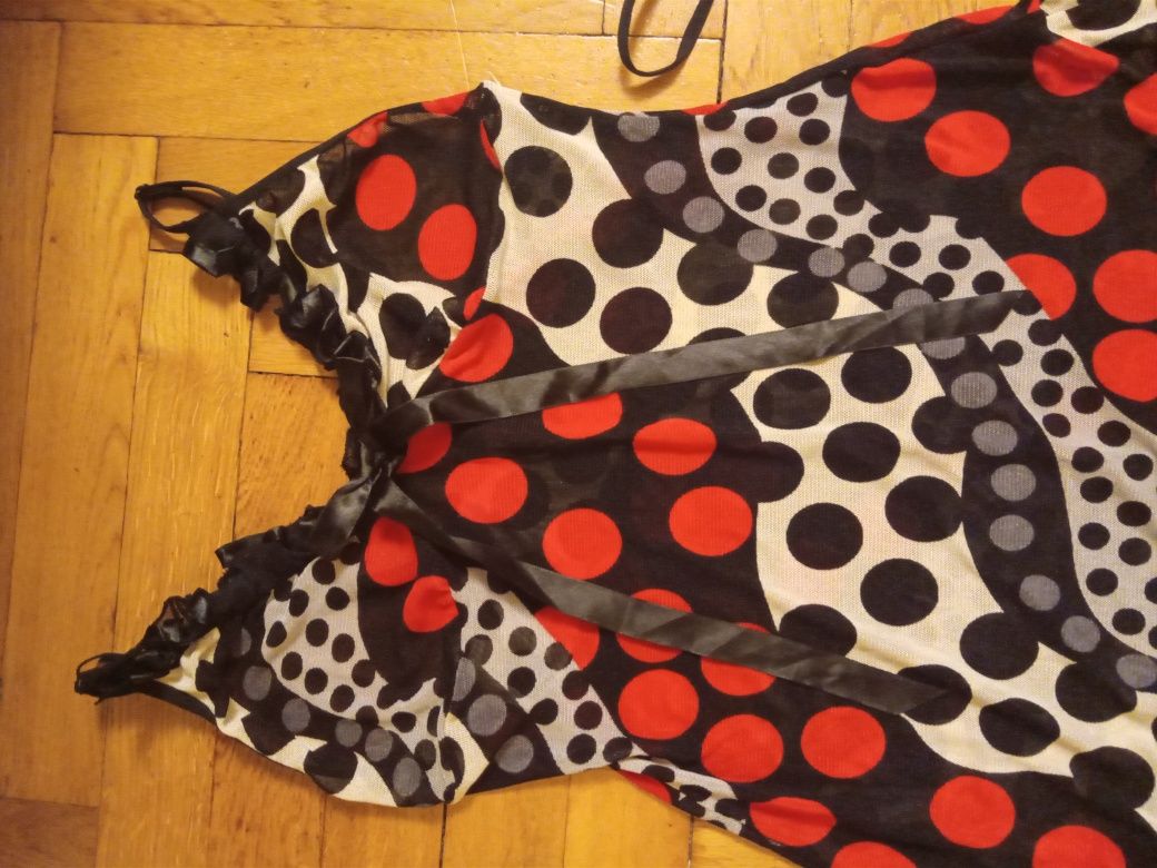 Koszulka ze stringami do spania  L/XL