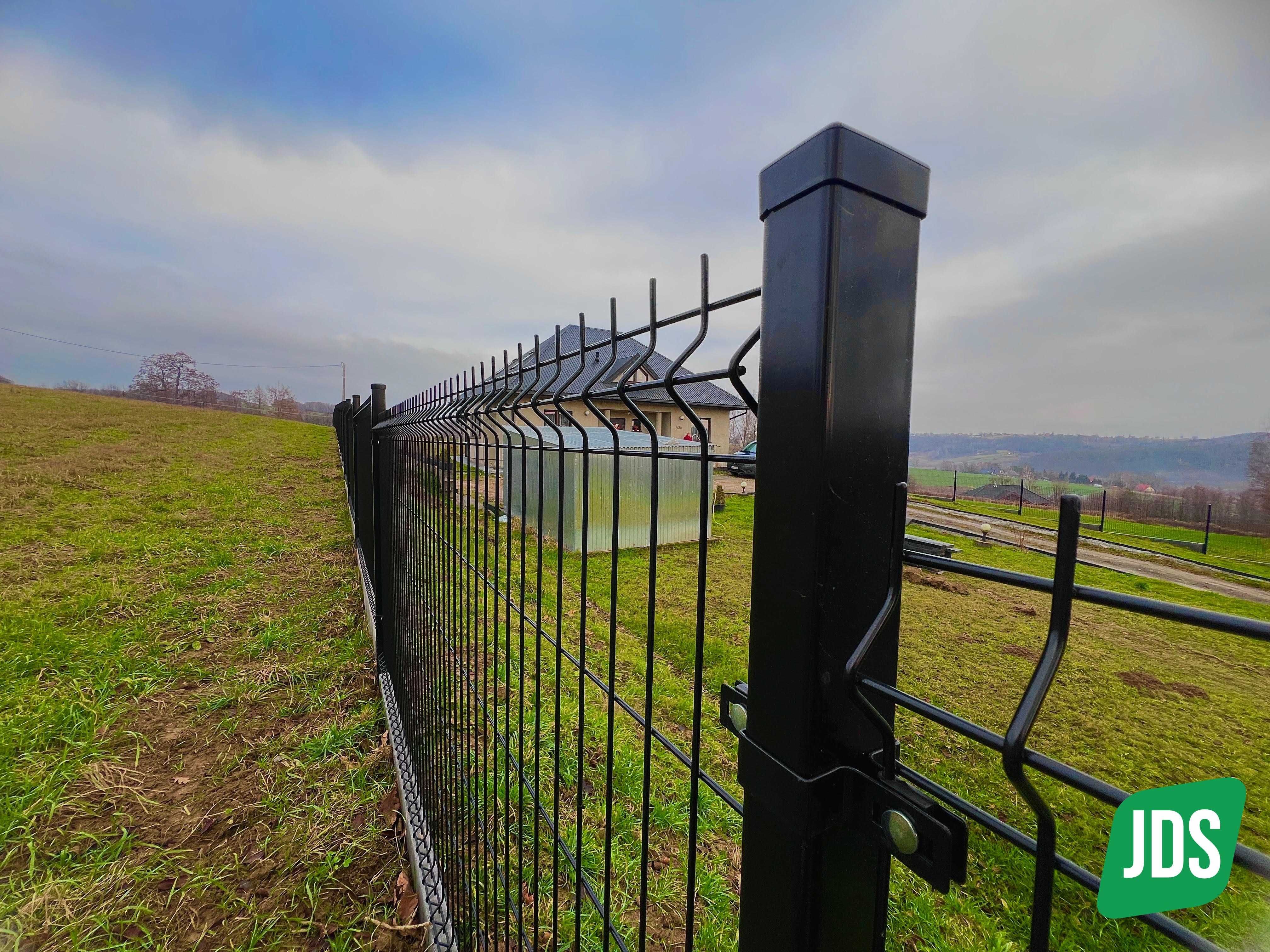 Kompletne ogrodzenie panel słupek 123cm 153cm fi 5mm 4mm HDS