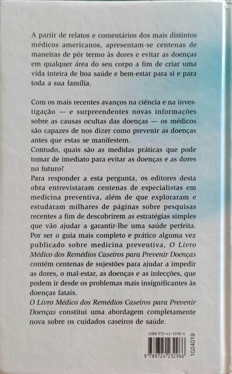 Livro: Remédios Caseiros para prevenir doenças