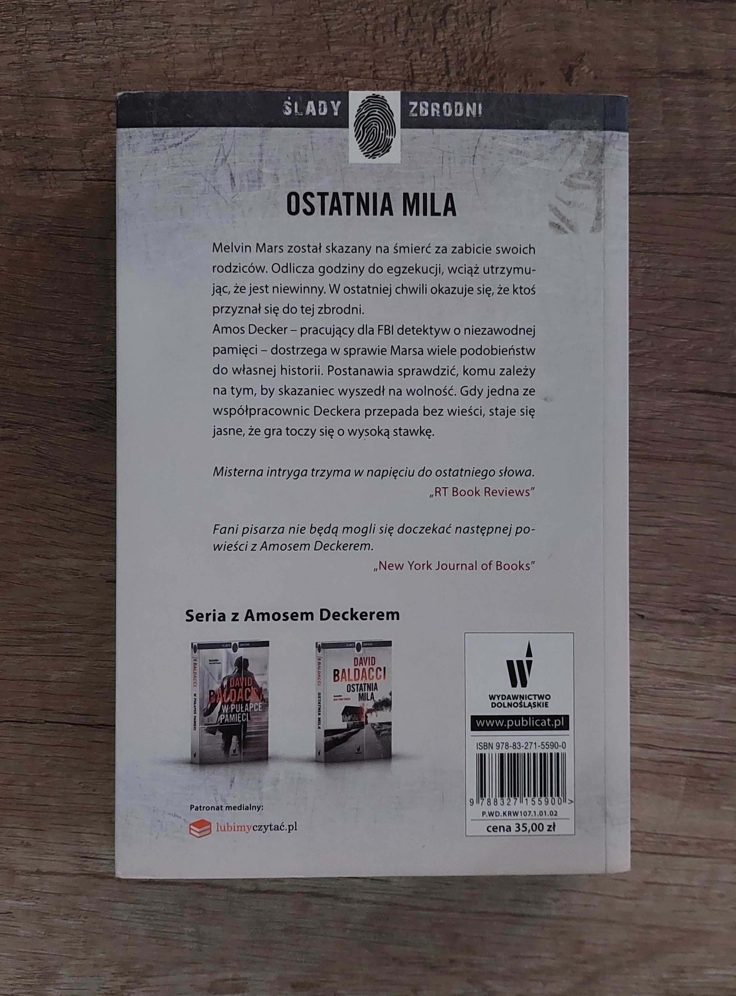Ostatnia mila - David Baldacci
