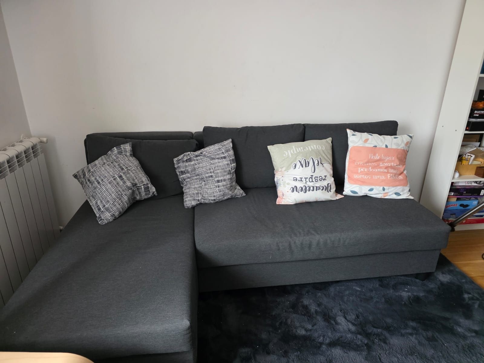 Sofa cama com chaise longue