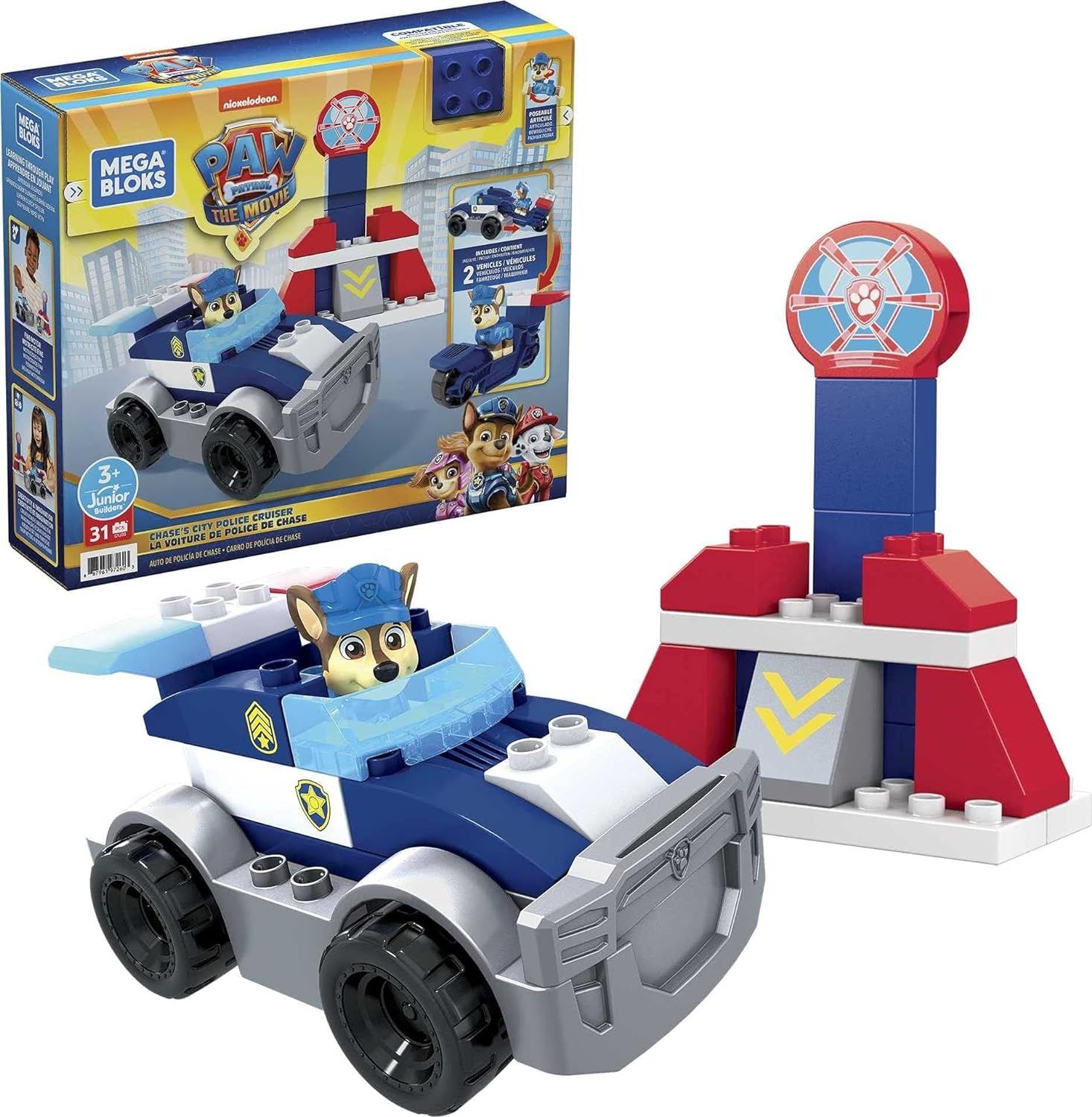 Конструктор MEGA Bloks Paw Patrol Police Гонщик Щенячий патруль