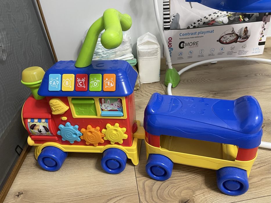 Chodzik jezdzik lokomotywa