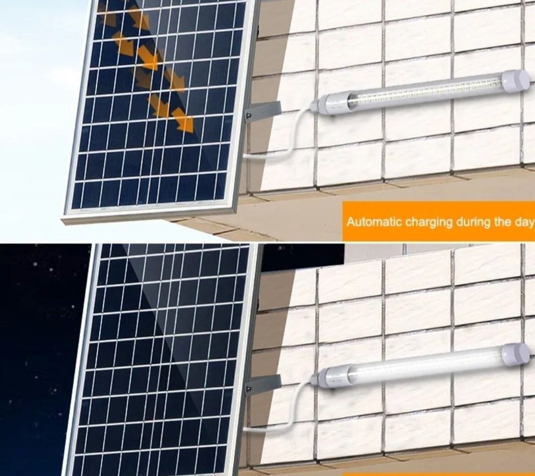 Lampa Solarno-LED z Panelem + Pilot – Bezprzewodowe Oświetlenie
