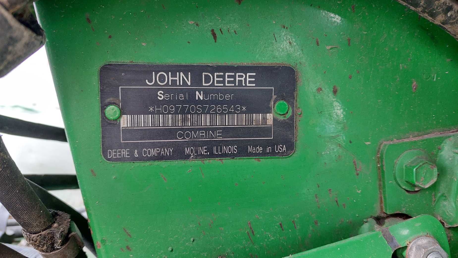 Комбайн John Deere 9770 STS 2009