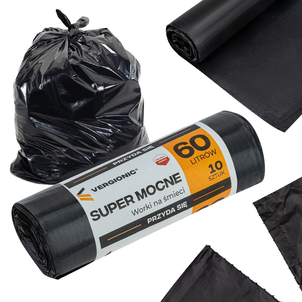 Worki na śmieci 30sztuk  60l
