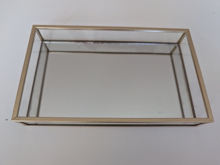 3 Caixas de vidro e espelho Gato Preto