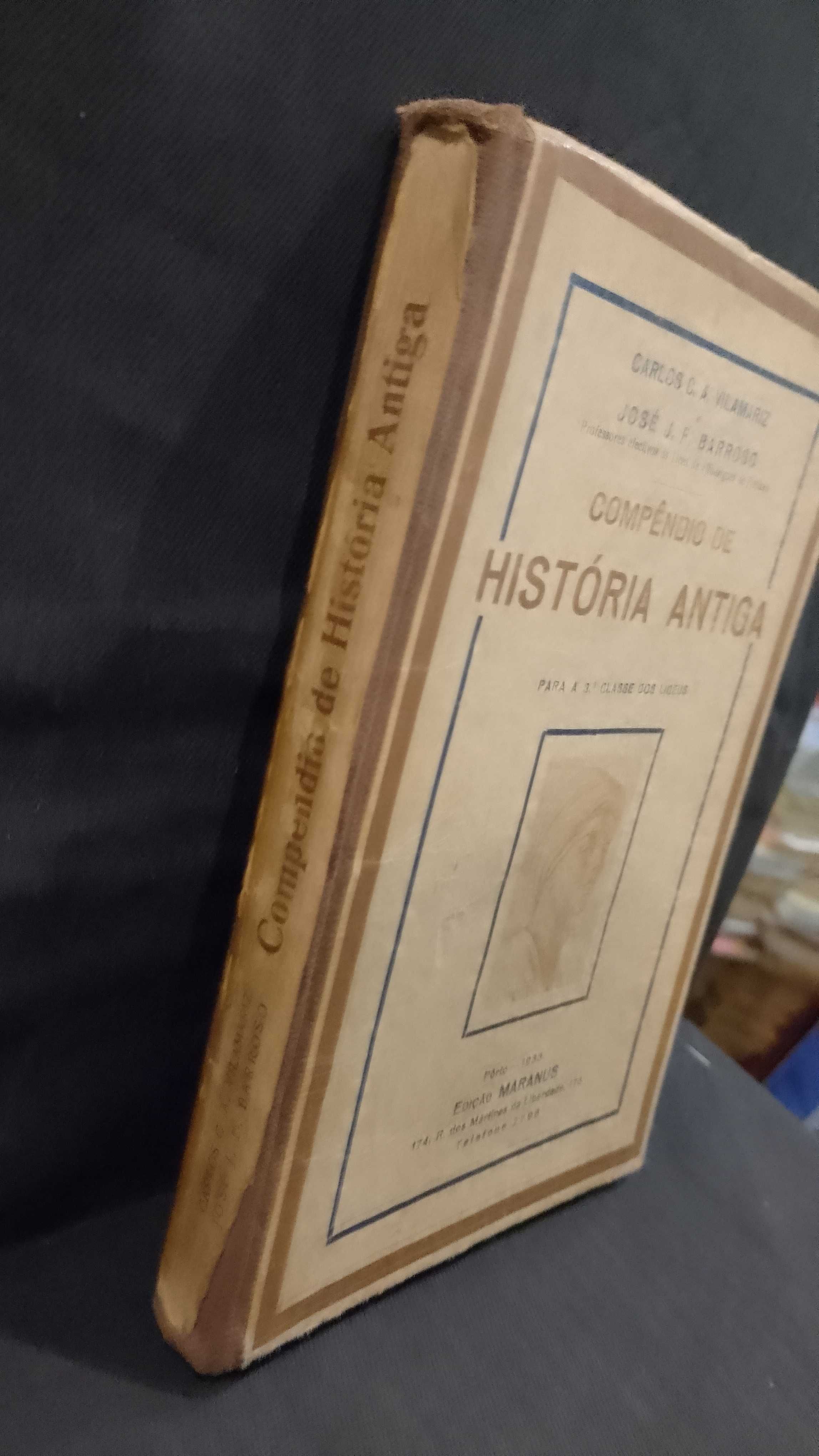 Compêndio de História Antiga - Carlos Vilamariz e José Barroso (1933)