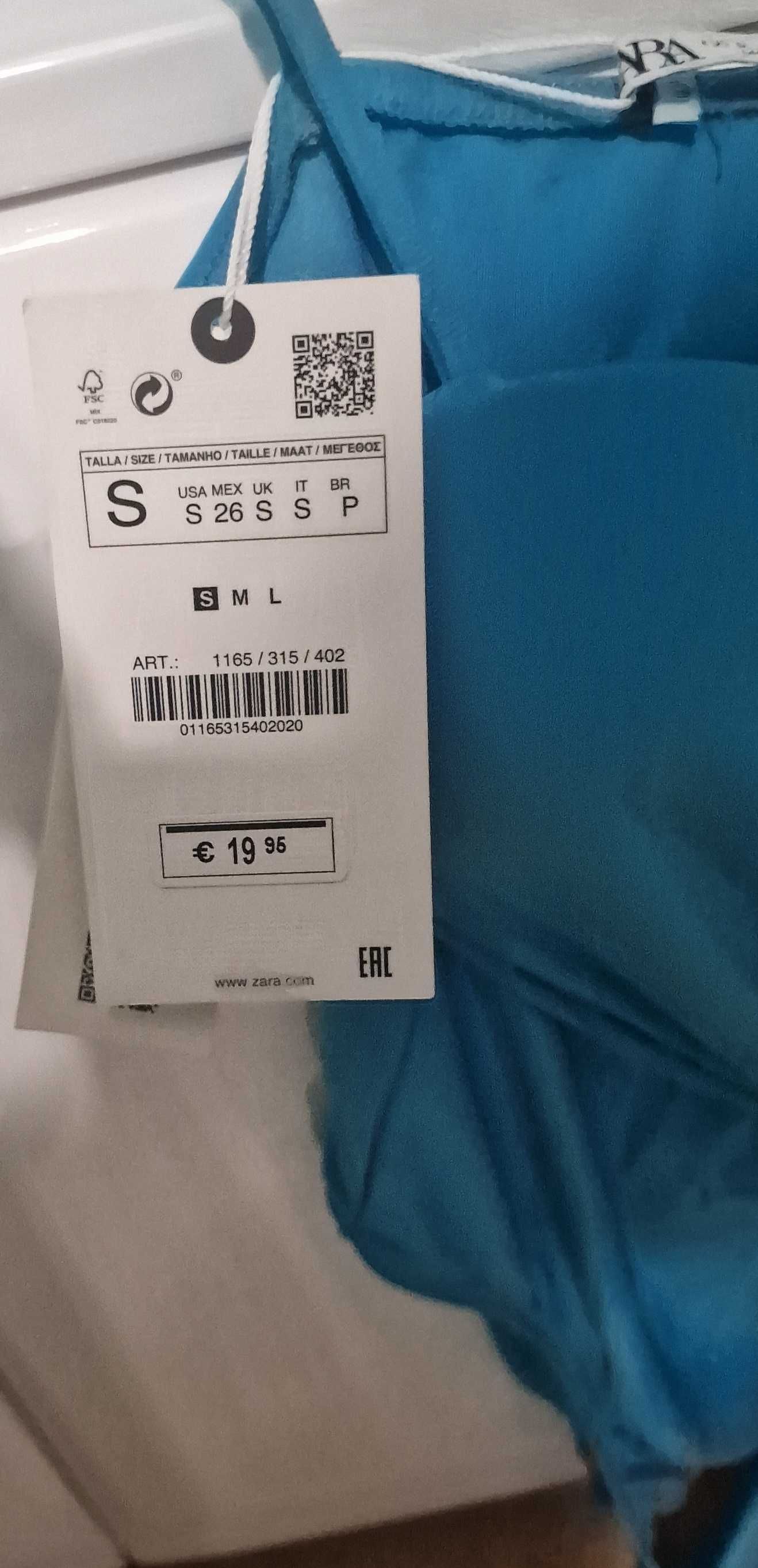 Body Turquesa zara