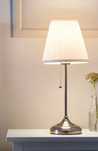 Astrid lampa stołowa Ikea, mosiądz/biały jak nowa