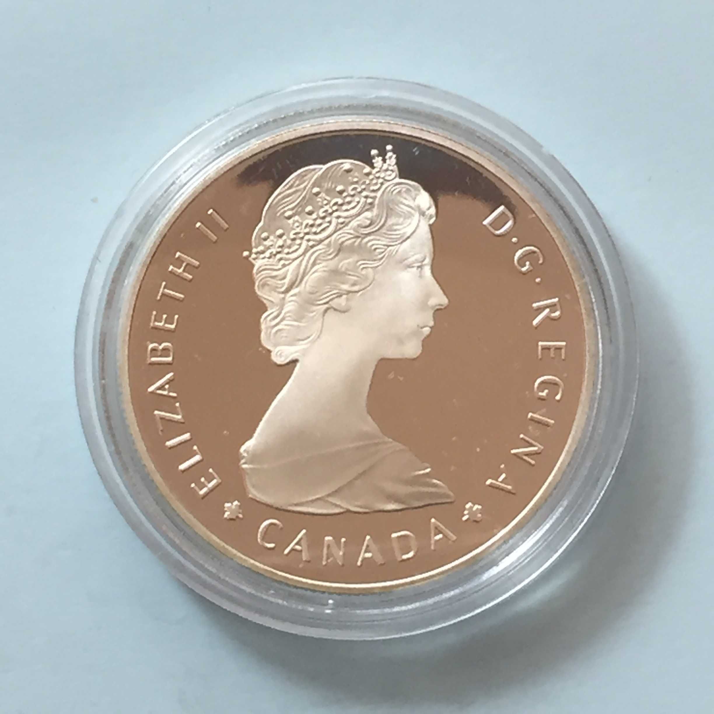 CANADÁ - 1 Dollar 1985 - NATIONAL PARKS - prata PROOF