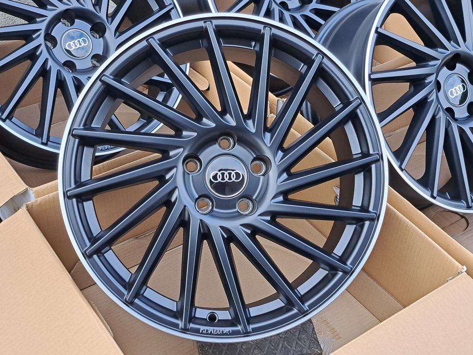 Alufelgi 18' AUDI 5x112 A3 A4 B6 B7 B8 B9 A6 C5 C6 Q3 Q2 TT BLACK KT17