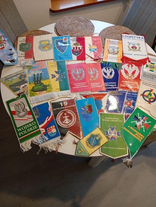 Proporczyki wojskowe zestaw