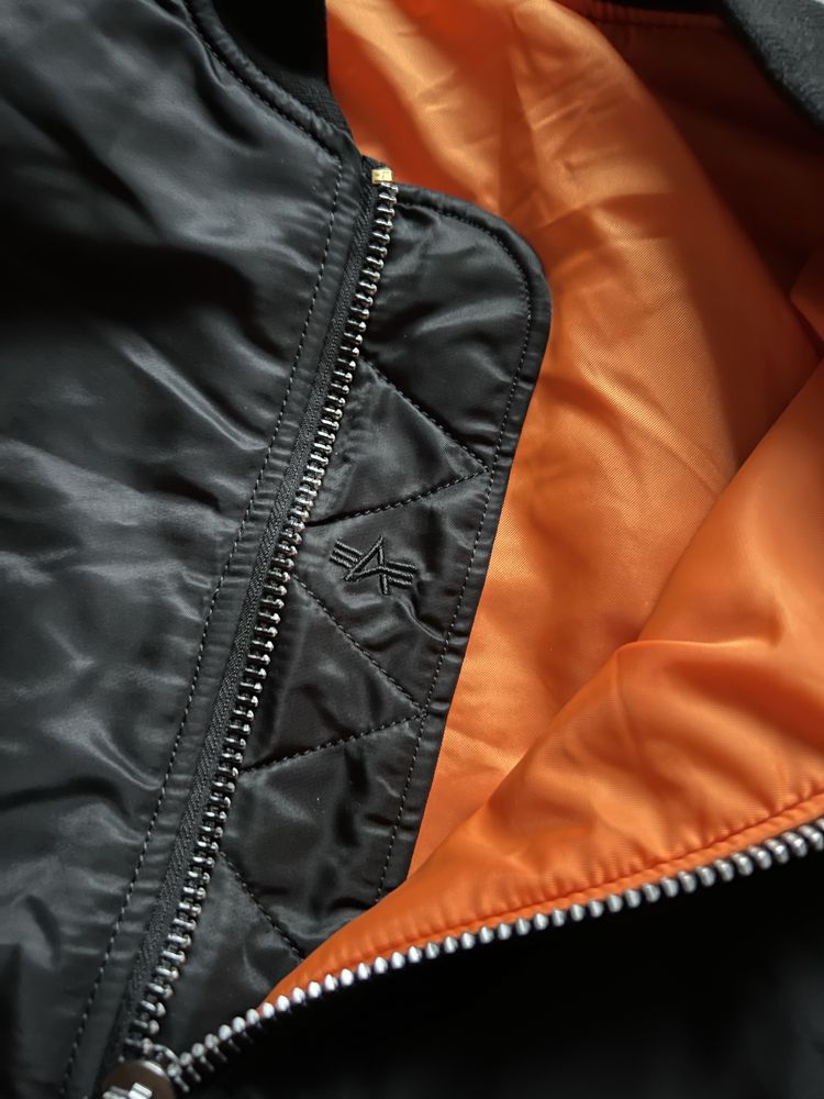 Бомбер ALPHA INDUSTRIES МА 1 з НОВИХ колекцій куртка альфа cwu bomber