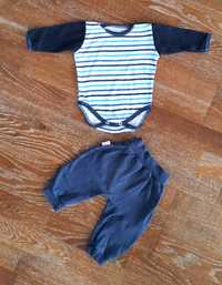 Komplet niemowlęcy body I spodnie
