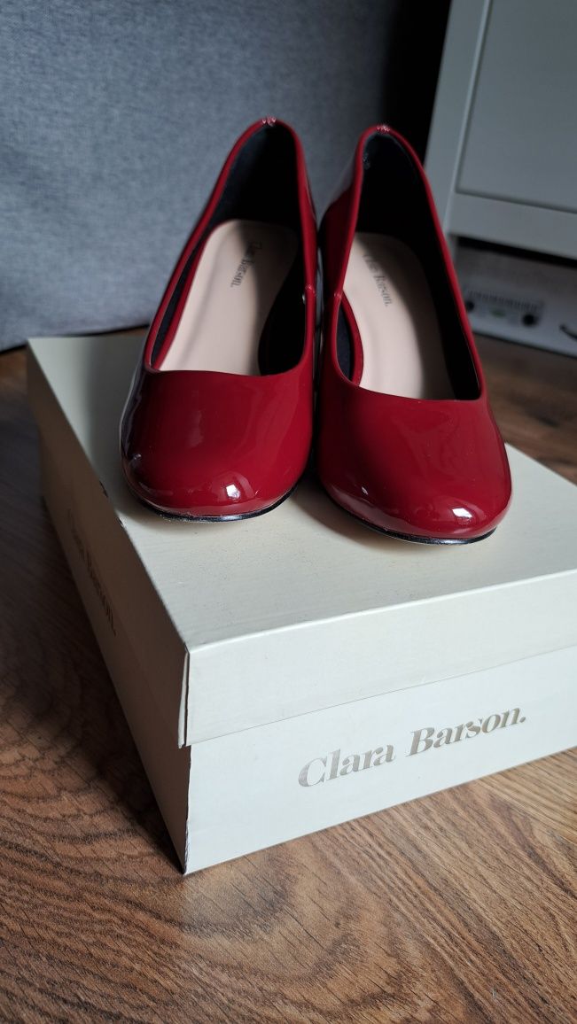 Lakierki damskie Clara Barson r.36 Nowe z paragonem
