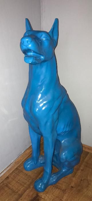 Pies Doberman Figura Różne kolory 90cm