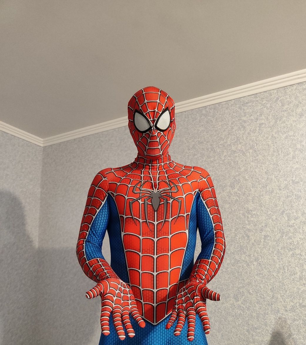Костюм аниматора Человек паук Spiderman  ростовой