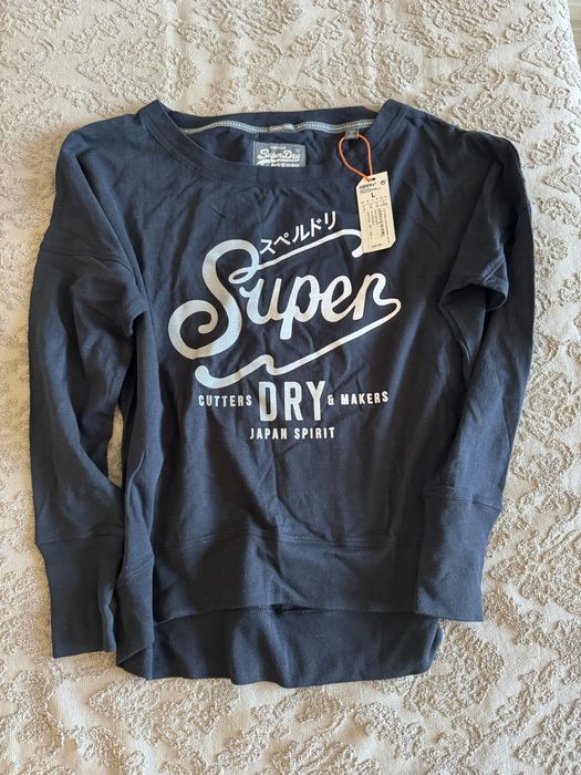 Лонгслів кофта з довгим рукавом superdry нова L