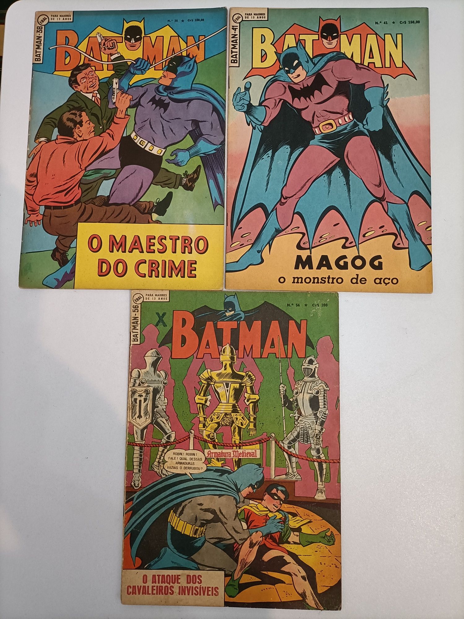 35 Livros Batman da Ebal, Abril e Agência Portuguesa de revistas