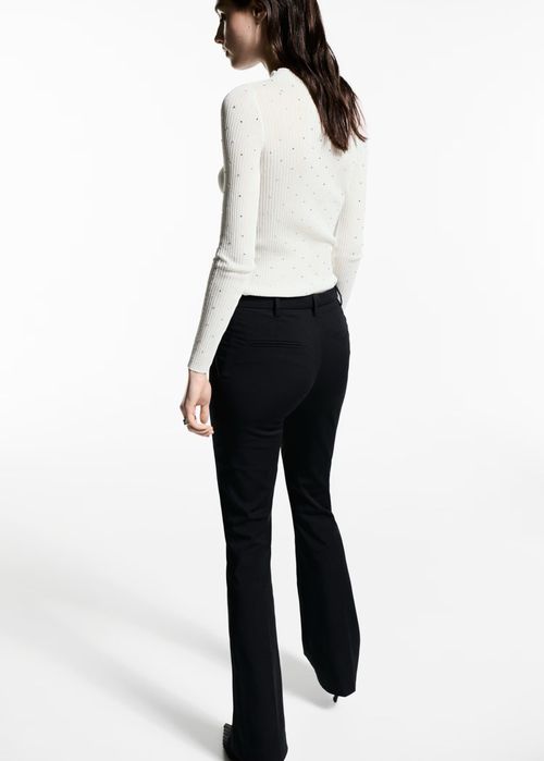 Топ святкова кофтинка  гольф з камінцями mango