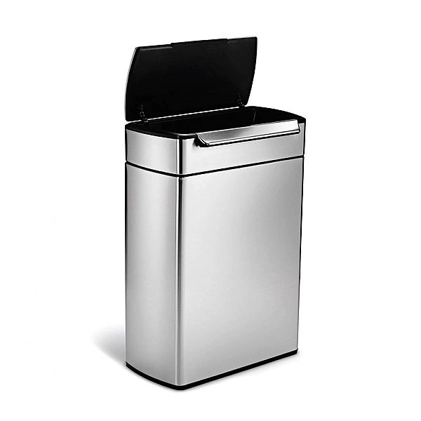 Kosz na śmieci 48l Touch-bar Recycler - stal Fpp / simplehuman