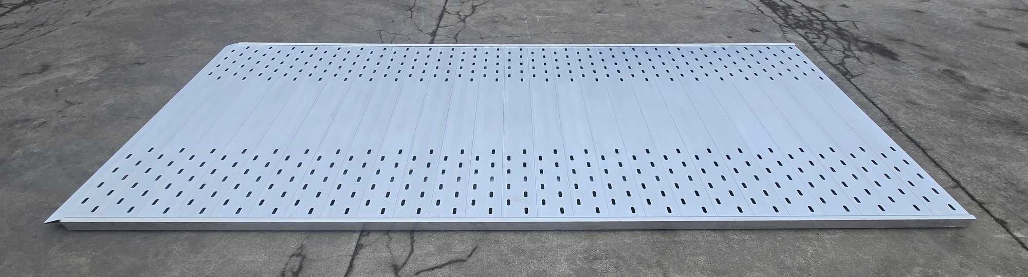 Platforma ALU PDZOu-5100x2100 deski + obrzeże Laweta Najazd VDI 2700