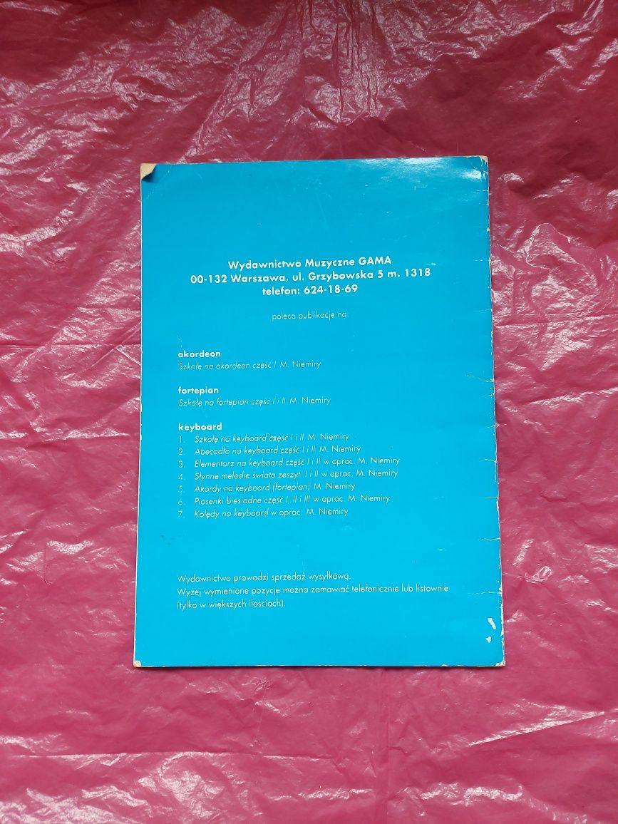 Poradnik Słynne Melodie Świata na Keyboard 1996 rok