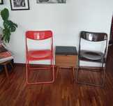 Krzesła Ted Niels Gammelgaard IKEA lata 70 80 vintage